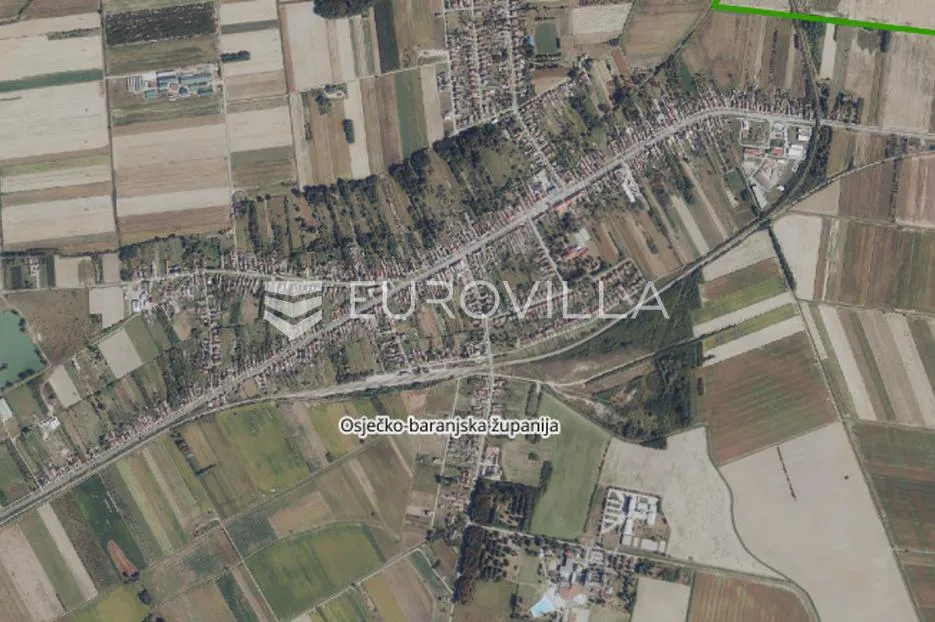 bizovac, građevinsko zemljište, fronta 15 metara, površine 647 m² - slika 2
