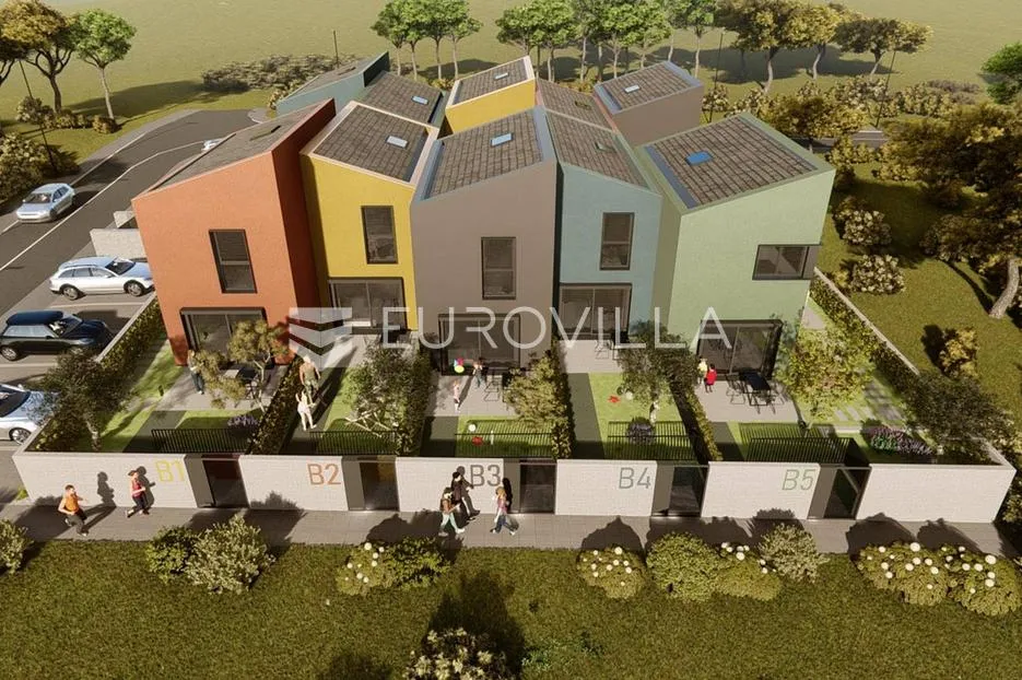 poreč, moderna kuća u nizu a5 s vrtom i bazenom u nkp120 m2 - slika 3
