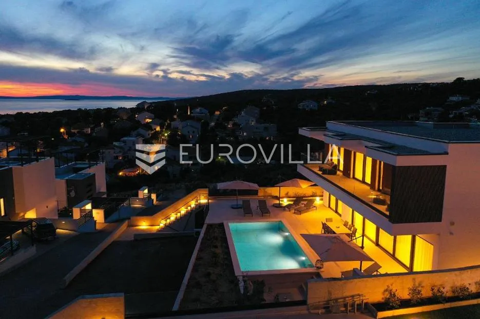 lun, jakišnica pag luksuzna vila s grijanim bazenom, 4 en, suite sobe i wellnessom, 90 m do mora - slika 5
