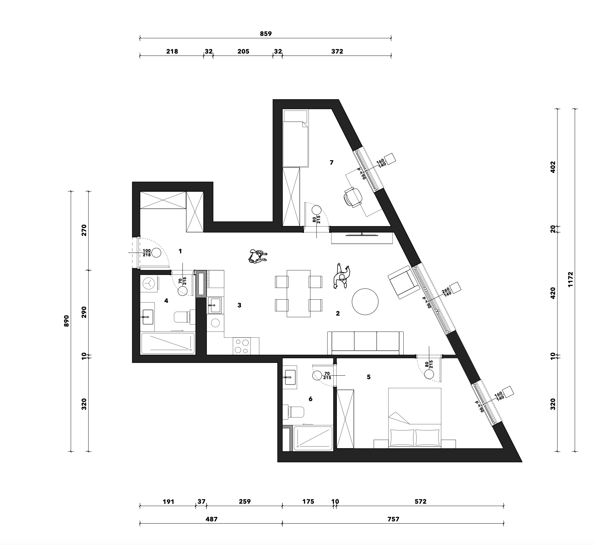 zagreb, črnomerec, kuniščak, atraktivan trosoban stan u novogradnji, 74 m² - slika 9