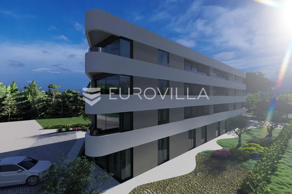 Istra, Tar, NOVOGRADNJA, Luksuzan dvosobni stan 69,59 m2, s prekrasnim pogledom na more i Alpe - Tar, Tar-Vabriga
