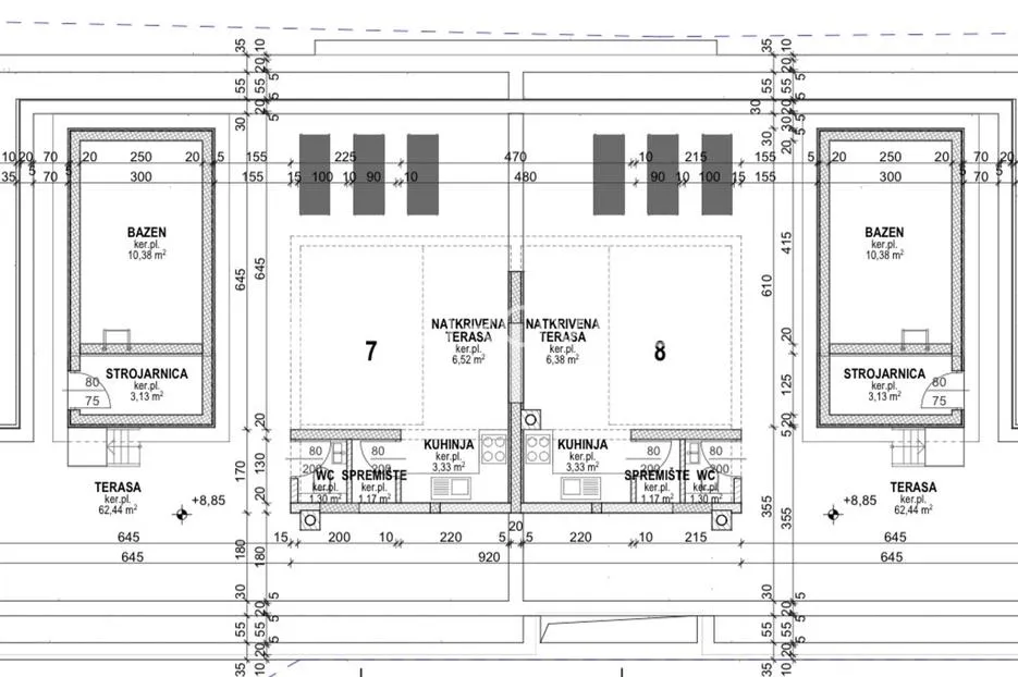 pag, povljana, penthouse s bazenom i pogledom na more, 140 m² - slika 13