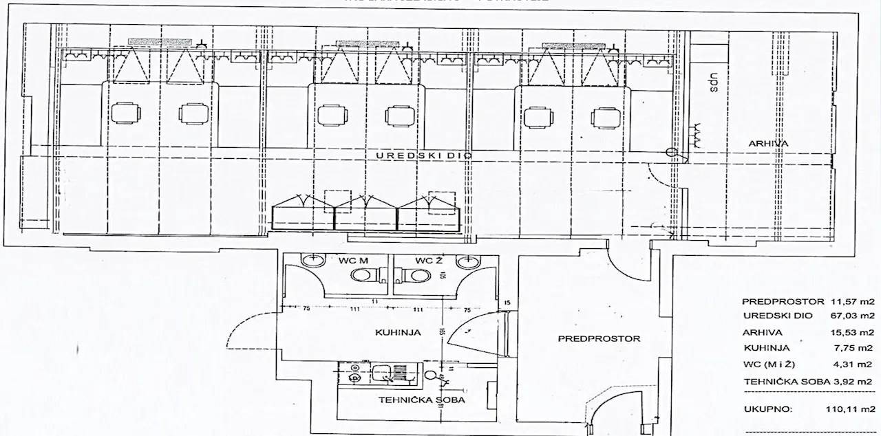 zagreb, trg bana jelačića, ekskluzivan ured 110 m² na 4. katu - slika 6