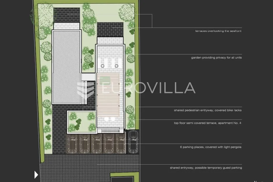 ugljan, ugljan luksuzni dvosobni apartman s vrtom prvi red do mora 100 m² - slika 12