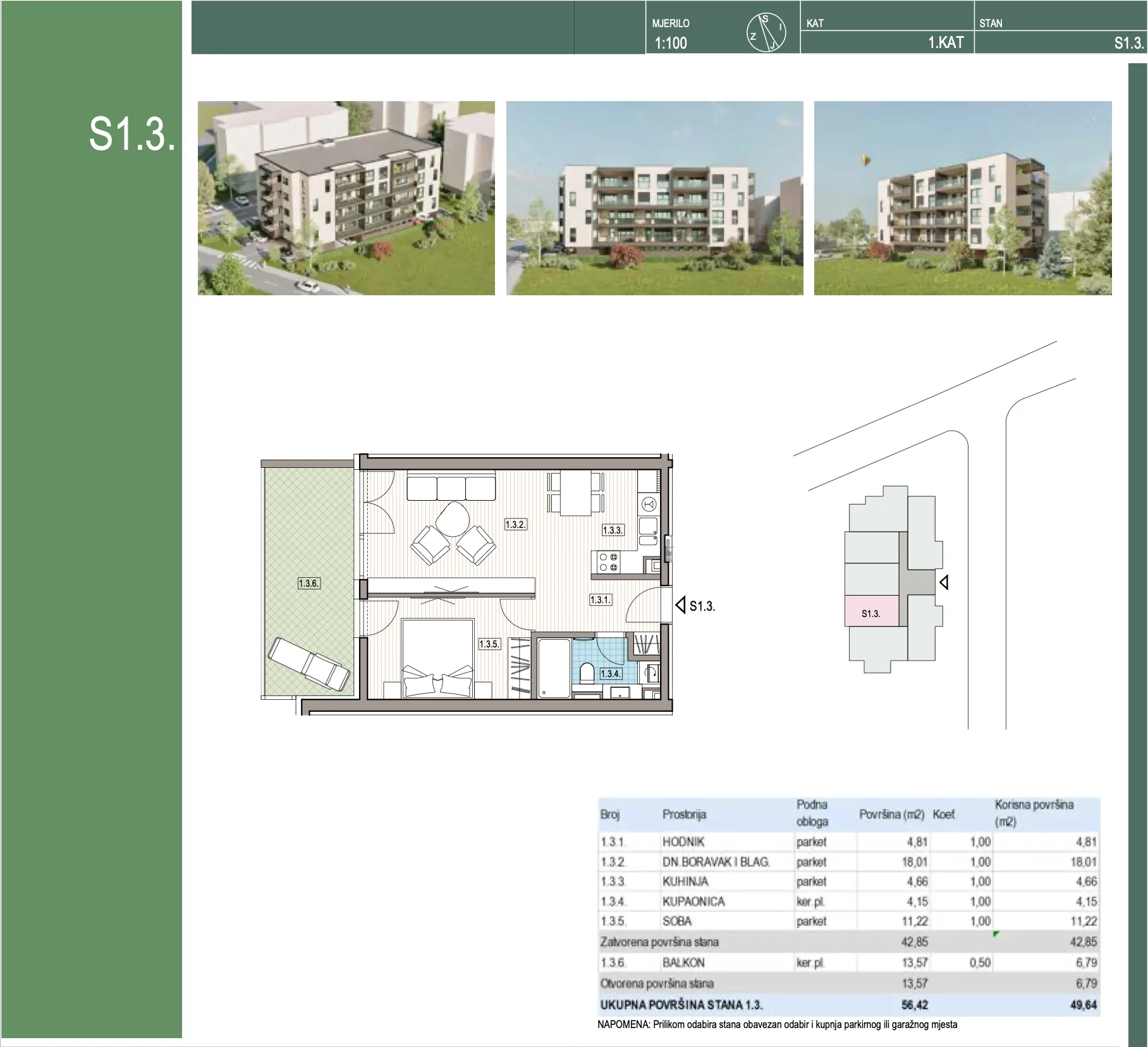 krapinske toplice, dvosoban stan 50 m² na 1. katu novogradnja - slika 8