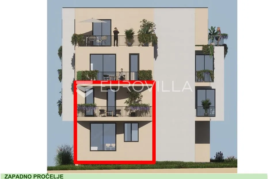 zagreb jarun moderan dvoetažni trosoban stan u ekskluzivnom projektu 80 m² - slika 2