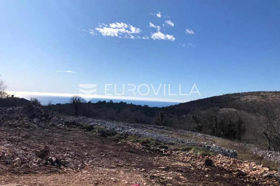 Istra, Labin, građevinsko zemljište s dvije pravomoćne dozvole i predivnim pogledom na more - Skitača