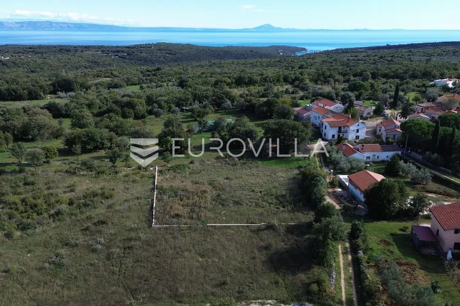 istra, krnica, izuzetan građevinski teren s pogledom na more, pravomoćna građevinska dozvola - slika 4