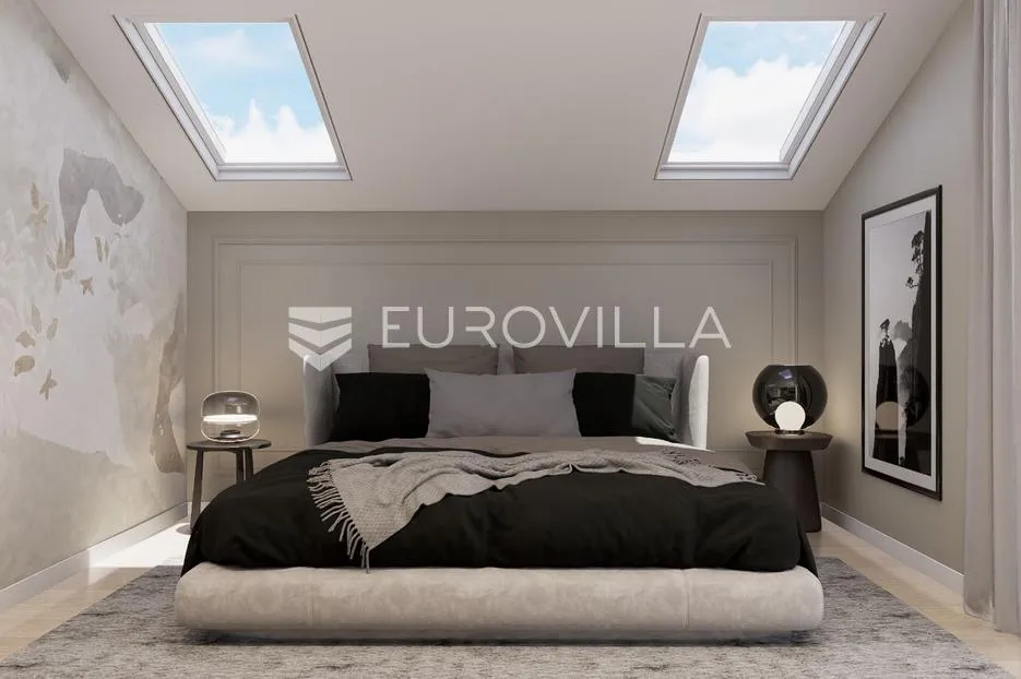 istra, rovinj, ekskluzivan penthouse s tri spavaće sobe s pogledom na more i garažom nkp 144m2 - slika 19