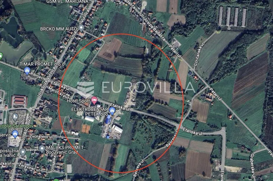 ivanić grad, građevinsko zemljište 8449 m² - slika 1