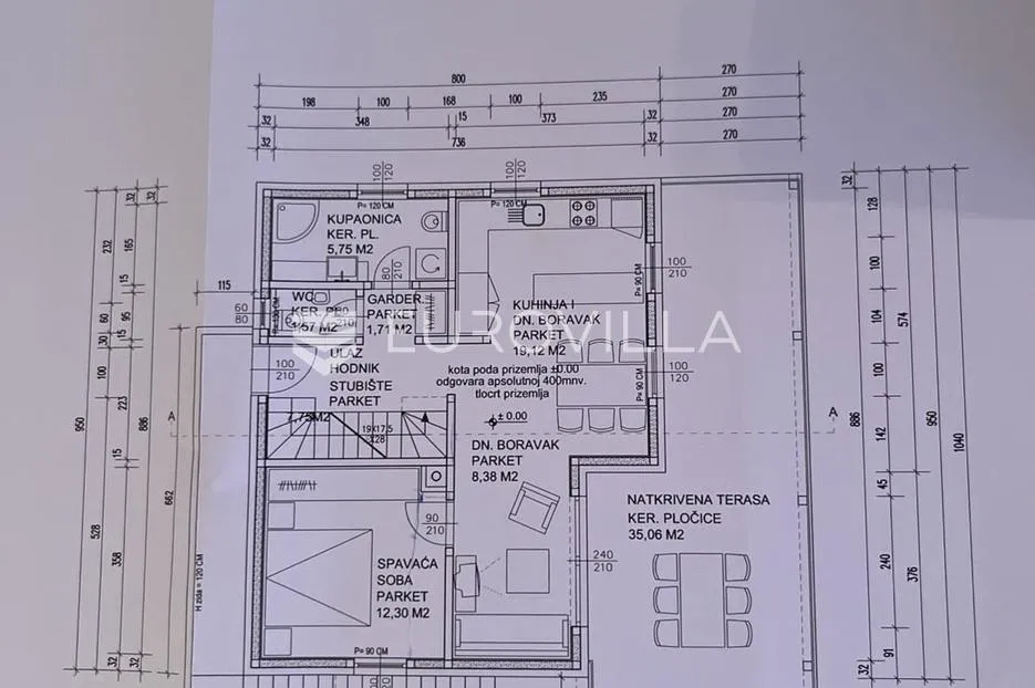 matulji, rukavac, građevinsko zemljište s pogledom i projektom - slika 4