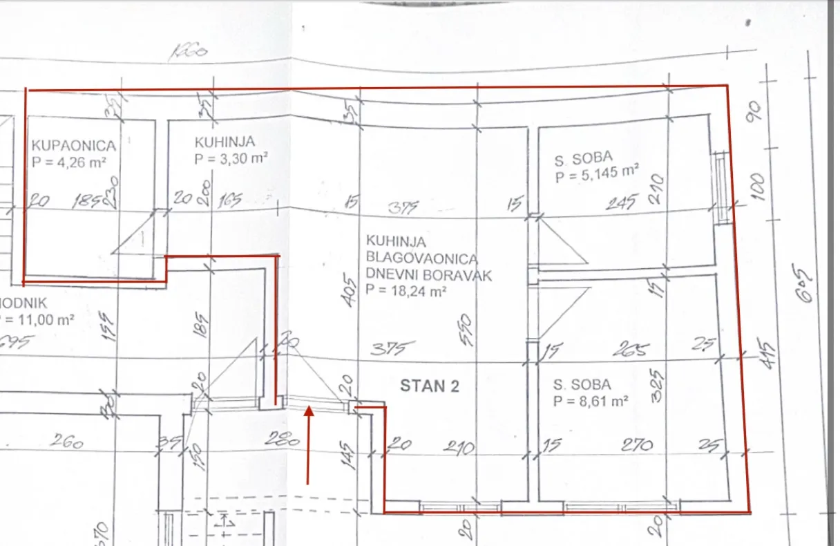 zagreb, srednjaci, novoadaptiran dvosoban stan, neto površine 42 m² - slika 7