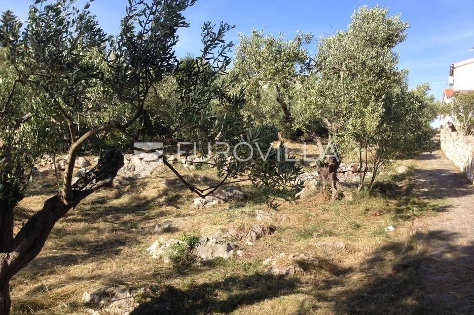 Pašman, Ždrelac, atraktivno građevinsko zemljište prvi red do mora, 571 m²