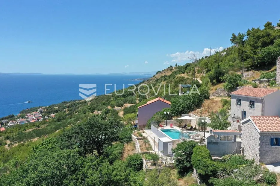 omiš, čelina - kamena kuća s panoramskim pogledom - slika 2