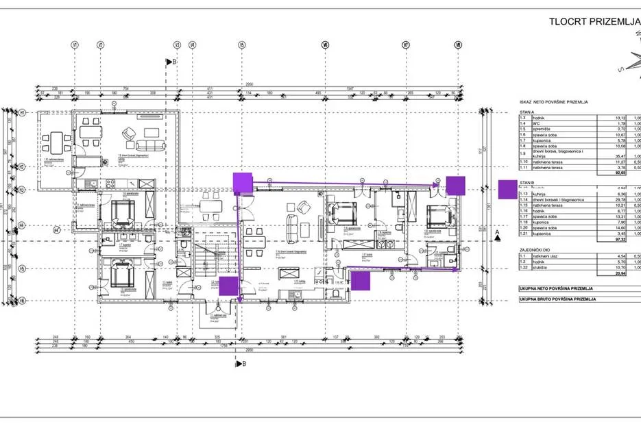 istra, poreč, moderan trosobni stan oznake b, neto korisne površine od 92 m² u prizemlju - slika 6