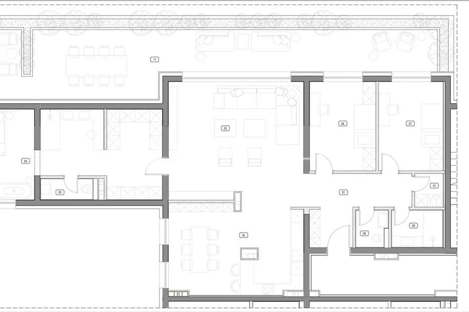 slavonski brod, j.j. strossmayera, četverosoban penthouse, 182,34 m², 3. kat, lift - slika 7