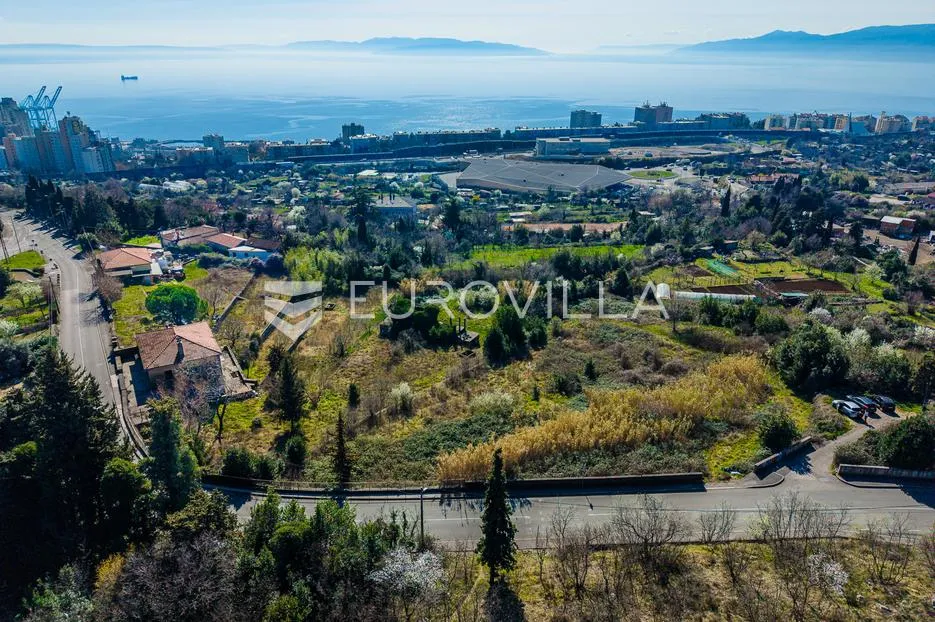 rijeka, rujevica, građevinsko zemljište ukupne površine 5882 m² s otvorenim pogledom na more - slika 2