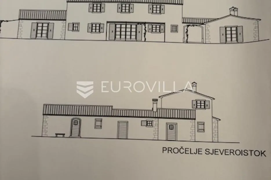 istra, pazin, građevinsko zemljište za izgradnju stambeno, gospodarskog objekta 399 m² - slika 2