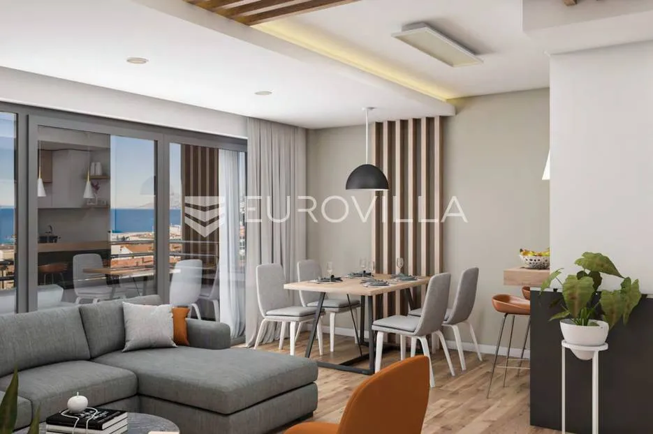 Baška Voda penthouse od 149,23 m² u novoizgradnji s panoramskim pogledom - Makarska