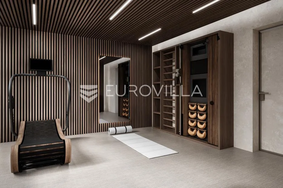 zadar, luksuzni četverosobni dvoetažni stan s bazenom i pogledom 360, u novogradnji 200 m² - slika 8