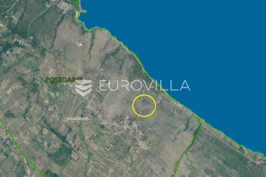 posedarje, podgradina, građevinsko zemljište površine 989 m² - slika 2