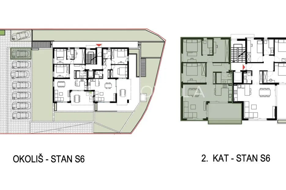 kaštel stari, luksuzan stan 101 m² na 2. katu s gražom, ostavom i pogledom na more - slika 14