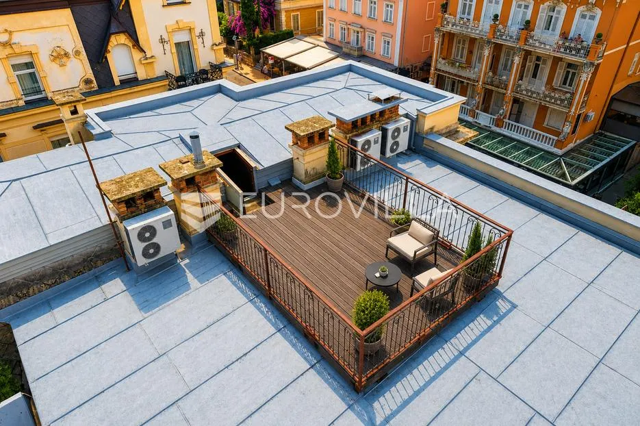 opatija, centar, luksuzan penthouse 220 m² s krovnom terasom i dva parkirna mjesta - slika 10