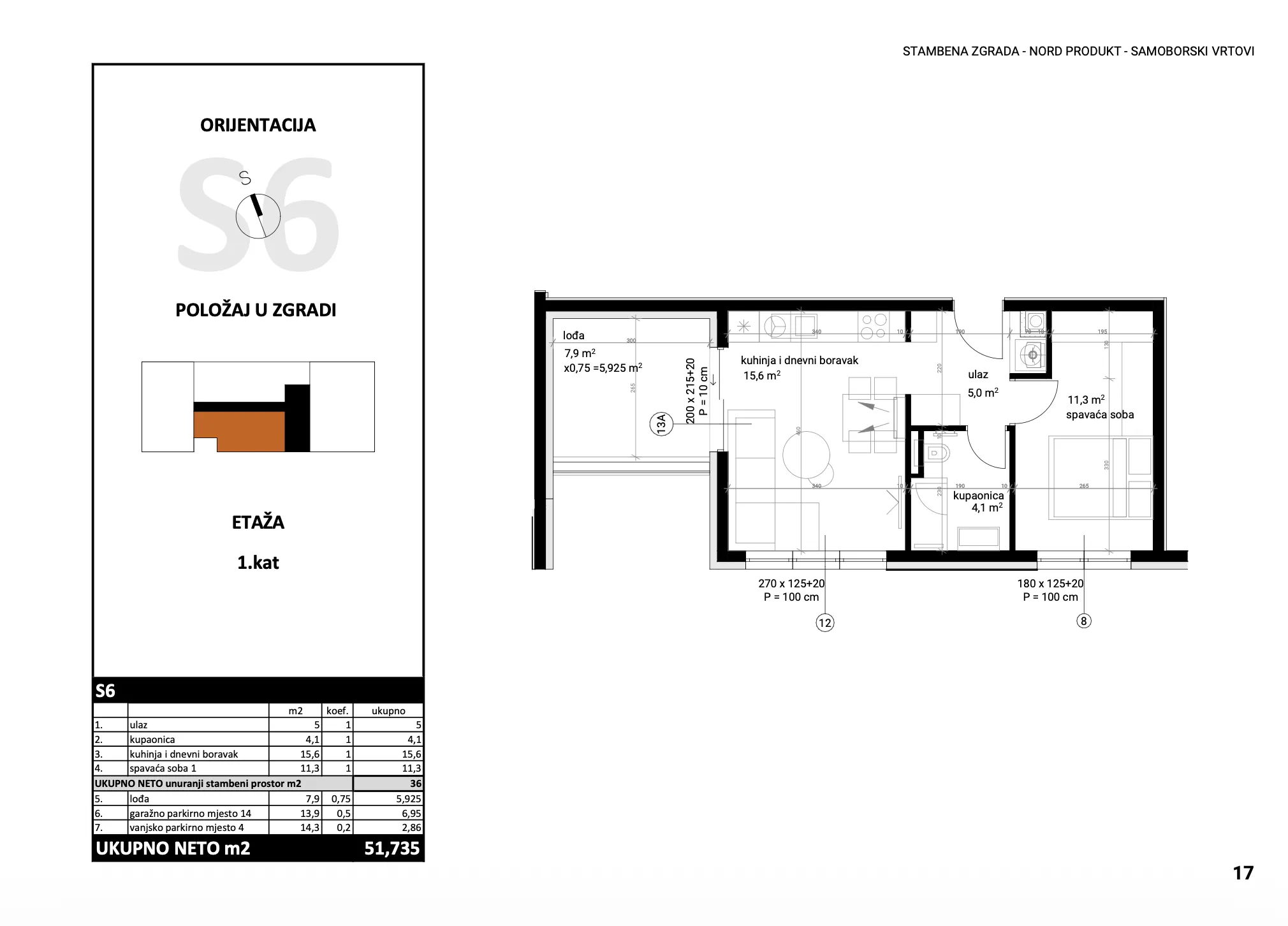 samobor, samoborski vrtovi prekrasan dvosoban stan 36 m² sa parkirnim i garažnim mjestom - slika 5