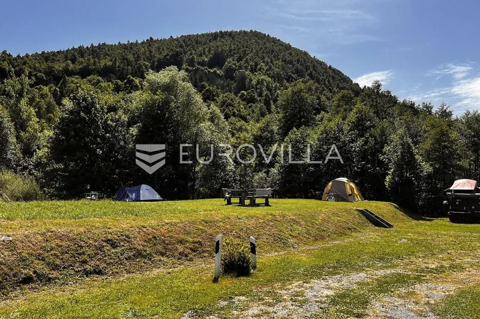Lokve, kuća s uhodanim kampom na 1.699 m² zemljišta, blizu od Lokvarskog jezera - Homer, Lokve