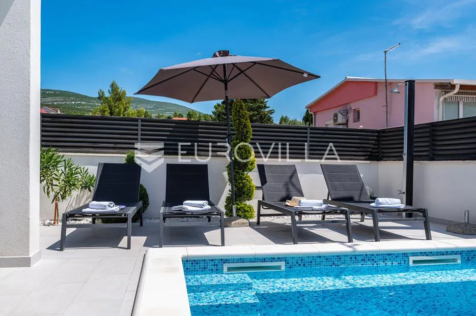 zadar, gornji karin, moderna kuća s bazenom i dva apartmana, 200 m od mora - slika 20