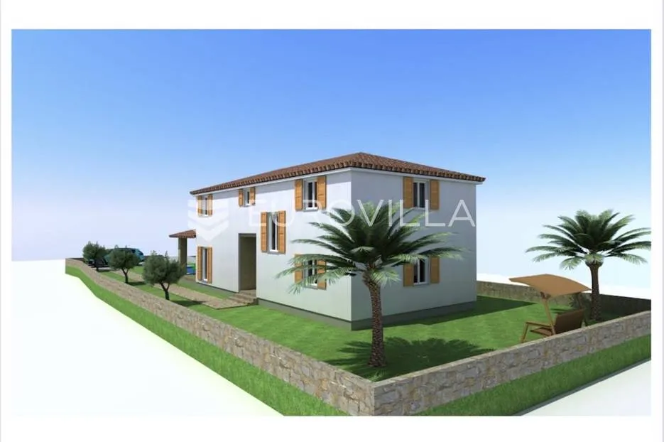 istra, barban - građevinsko zemljište s projektom i dozvolom, 784 m2 - slika 5