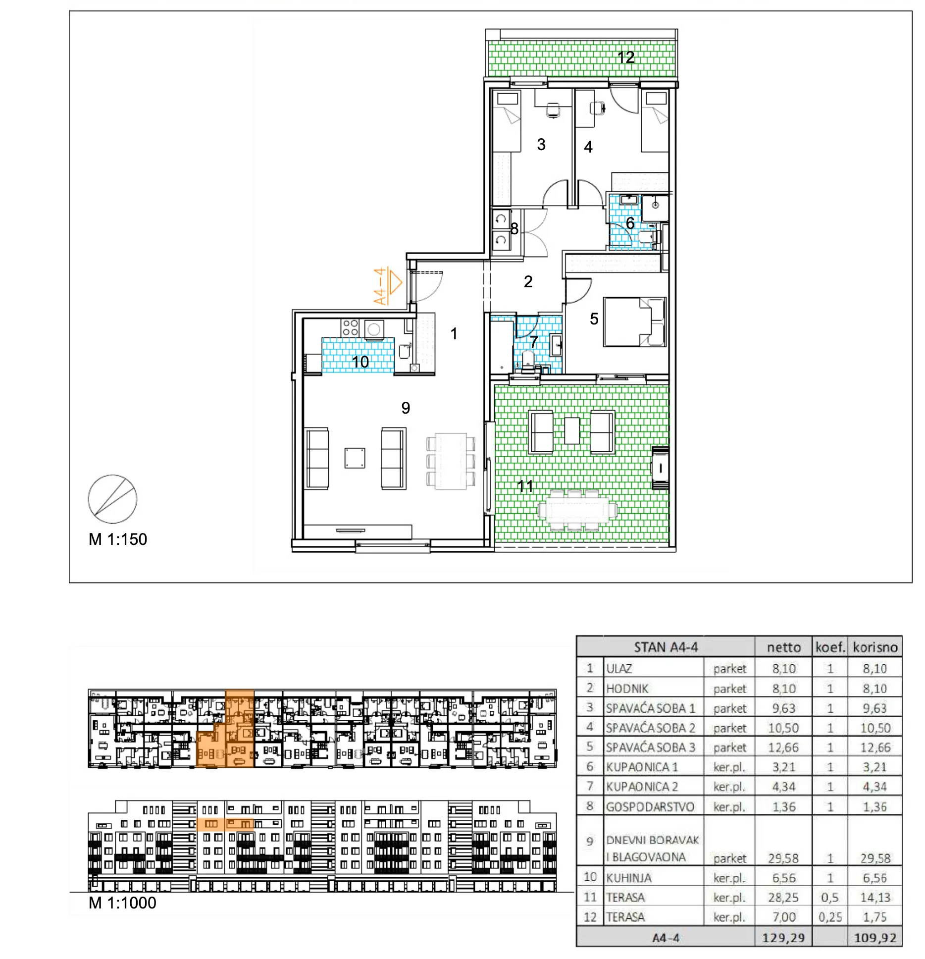 velika gorica, moderan četverosoban stan u novogradnji, 110 m² - slika 6