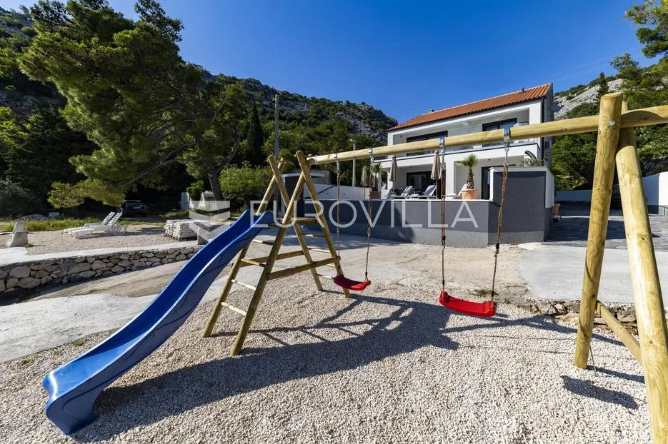 barić draga, ekskluzivna villa prvi red do mora s molom i puzavicom za brod - slika 45