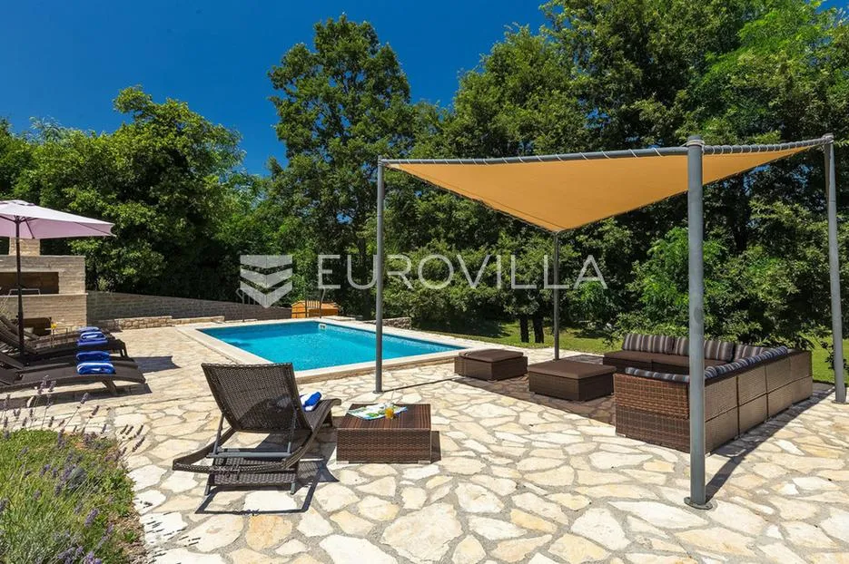 labin, kršan, prekrasna samostojeća kuća s bazenom na prostranom zemljištu od 4261 m²,mirna lokacija - slika 5