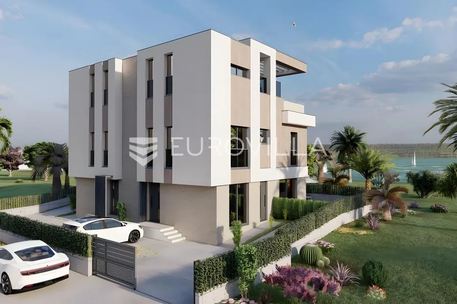 medulin, opremljena villa s bazenom na drugom katu, pogled more - slika 6