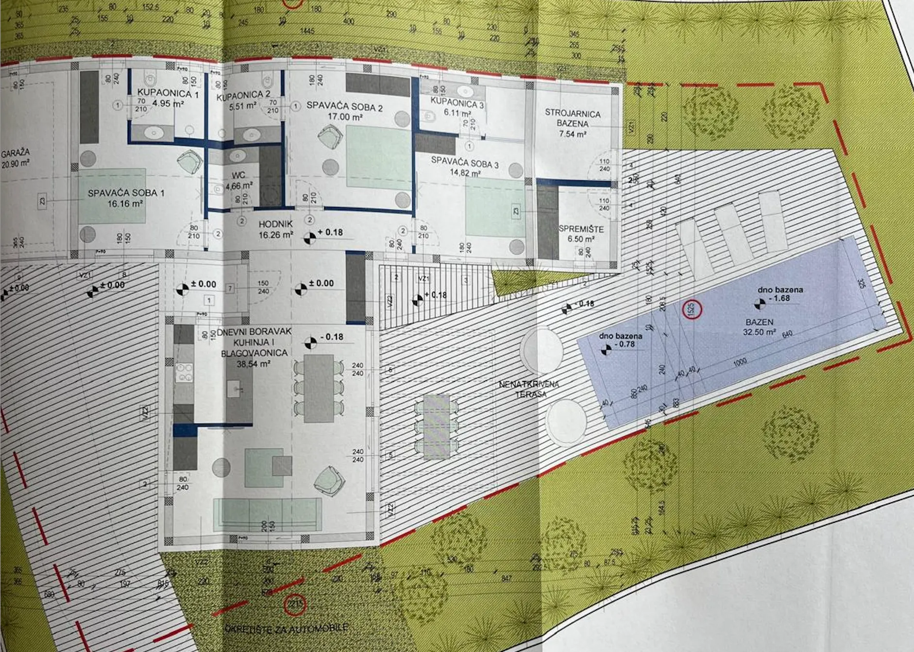 istra, majkusi, moderna prizemnica 160 m² s grijanim bazenom i uređenom okućnicom - slika 37