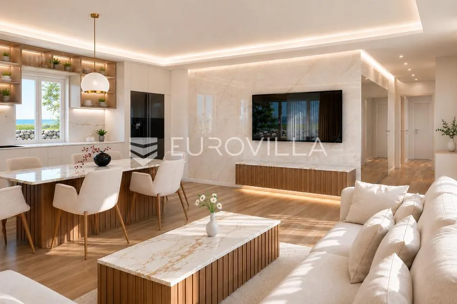 grad cres, centar, luksuzan trosoban stan u prizemlju 126 m², odlična lokacija - slika 7