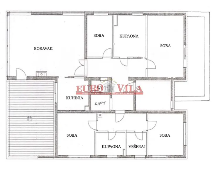 babonićeva, luksuzan peterosoban penthouse nkp 190 m2 - slika 15