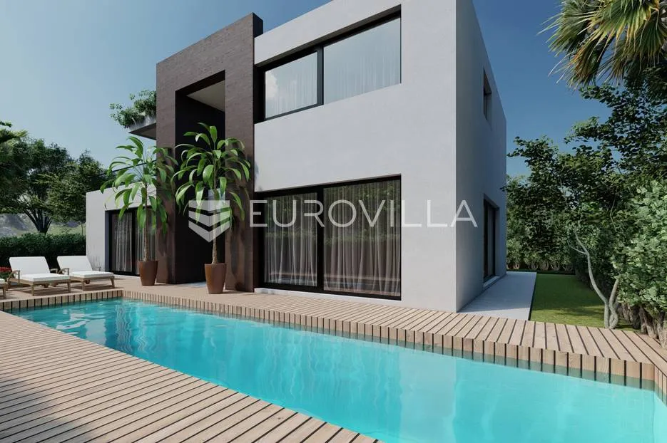 zadar, privlaka, villa s bazenom i pogledom na more - slika 2