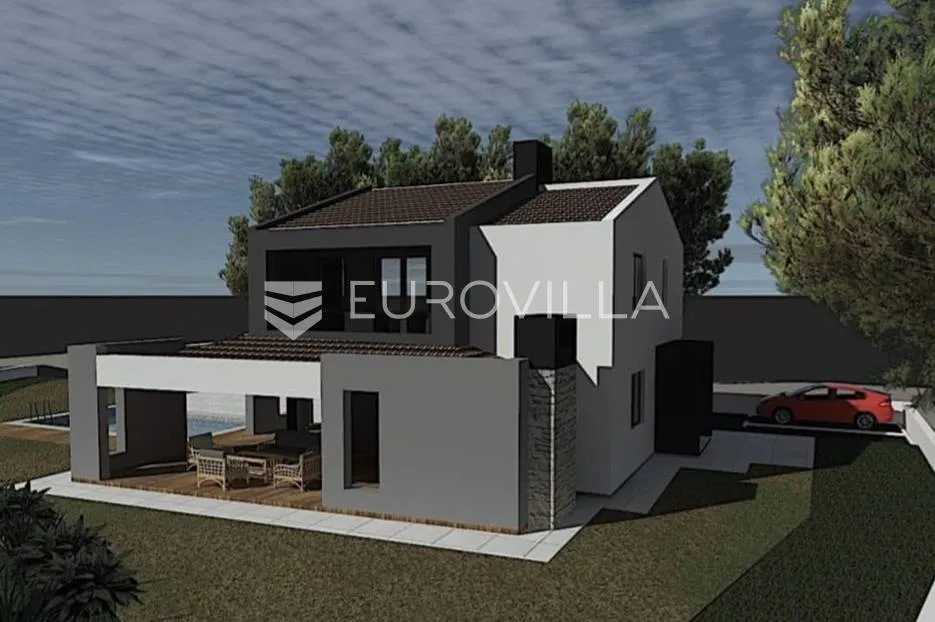 svetvinčenat, juršići - građevinsko zemljište s prijavljenom gradnjom i projektom, 828 m2 - slika 2