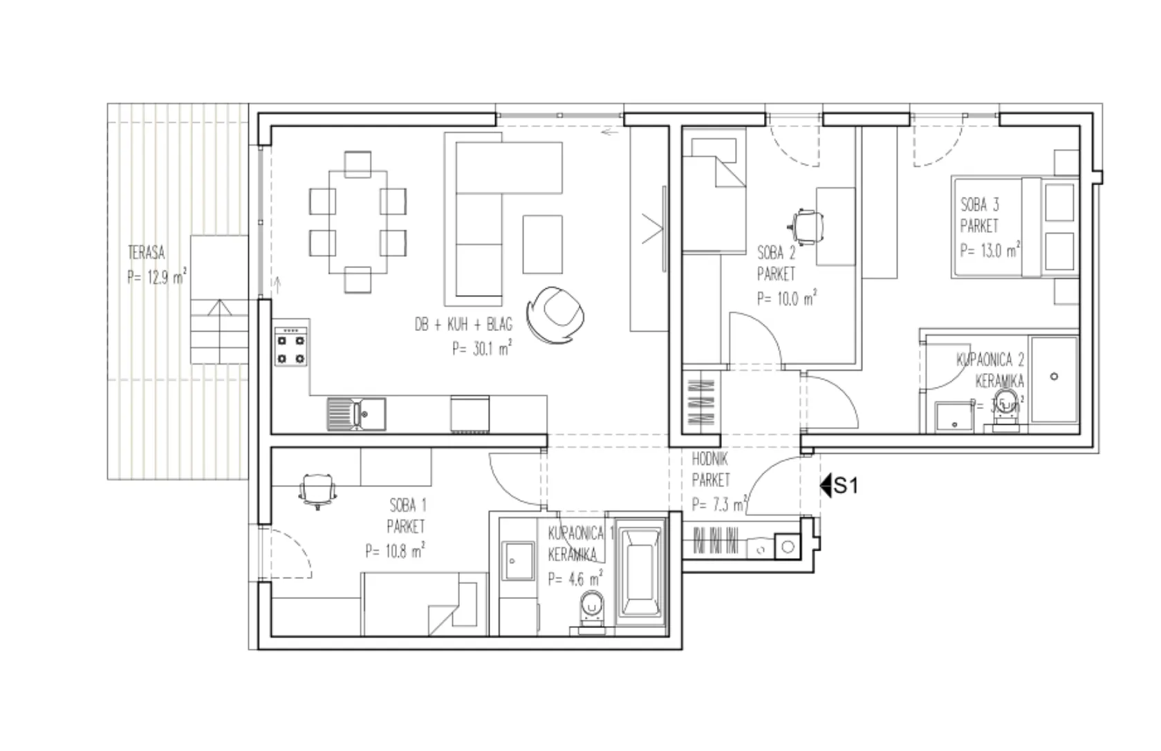 dreamville brezovica novogradnja četverosoban stan 86 m² - slika 20