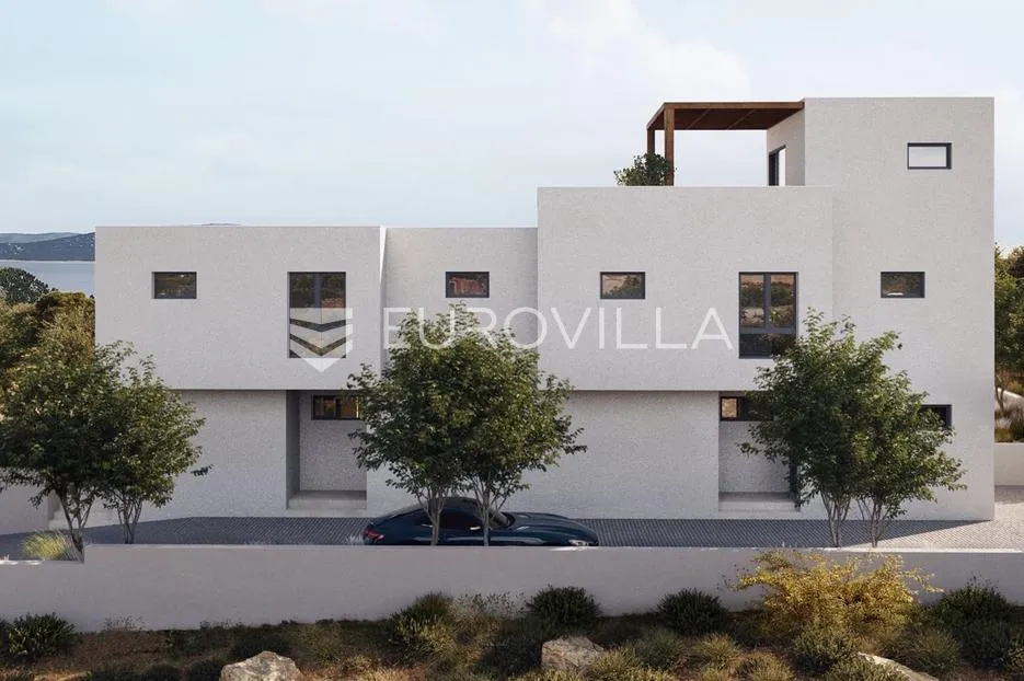 vodice, novogradnja, moderan trosoban stan na dvije etaže s vrtom - slika 3