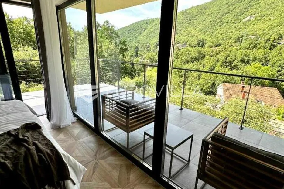 mošćenićka draga, prekrasna novo izgrađena villa s bazenom - slika 15