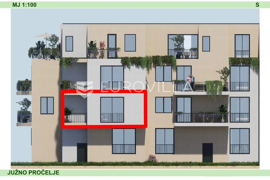 zagreb jarun moderan trosoban stan u ekskluzivnom projektu 88 m² - slika 2