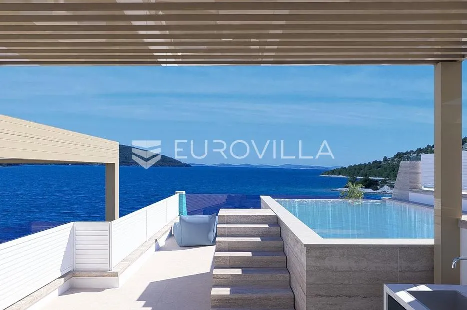 grebaštica, luksuzan penthouse s bazenom i pogledom na more, prvi red do mora, 91,33 m² - slika 20