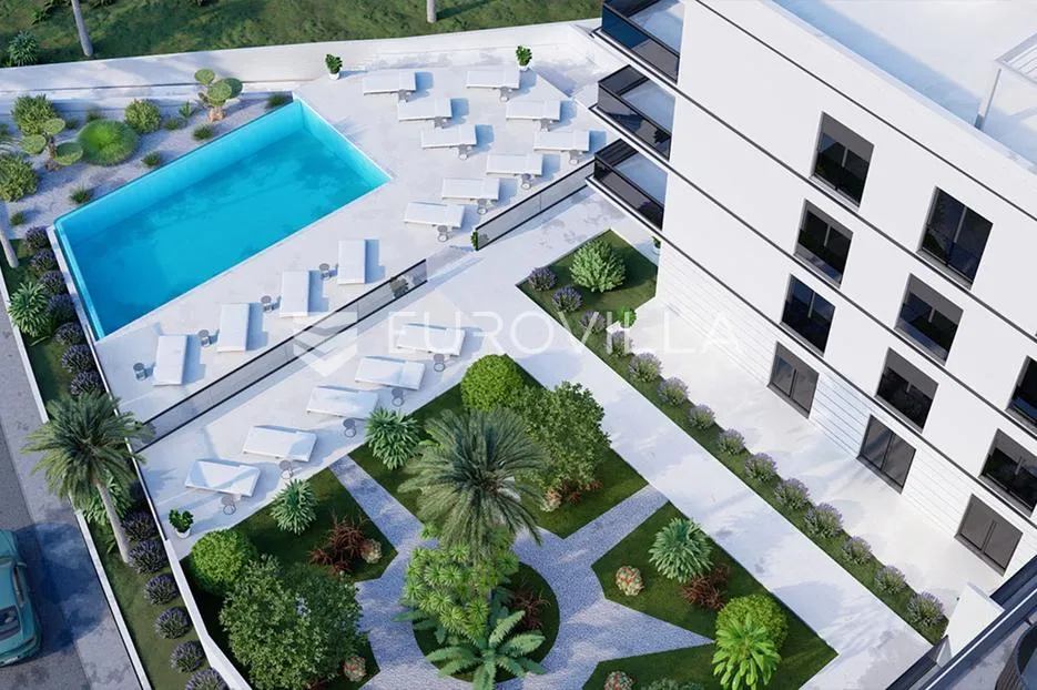 primošten luksuzan stan 107,5 m2 s panoramskim pogledom, bazen i garaža - slika 5