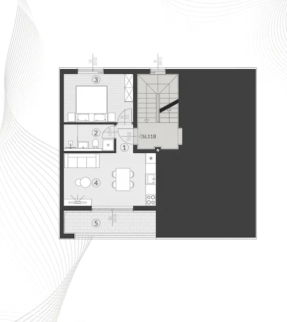 pula, štinjan, izvrstan jednosoban stan površine 46 m² - slika 14