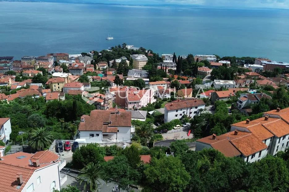 opatija, centar, građevinsko zemljište od 867m2 s gotovim projektom za luksuznu zgradu - slika 2