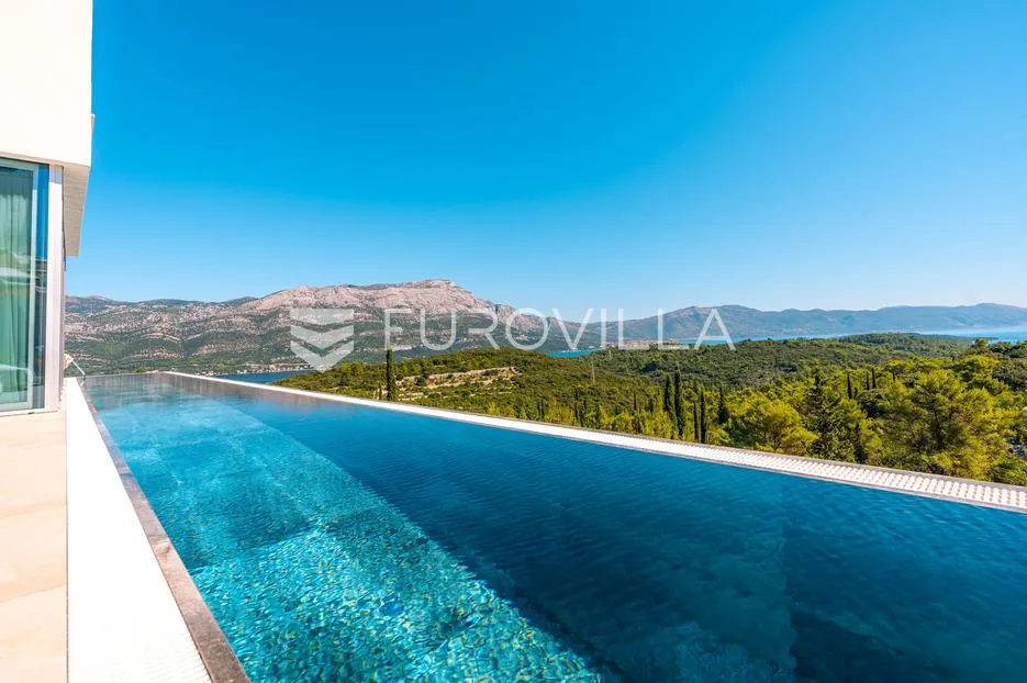 korčula, luksuzna obiteljska vila s otvorenim pogledom na more - slika 2