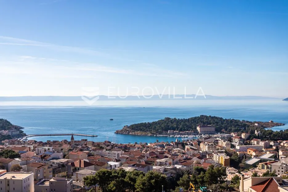 makarska, prostran trosoban stan s privatnim bazenom i panoramskim pogledom na more - slika 21